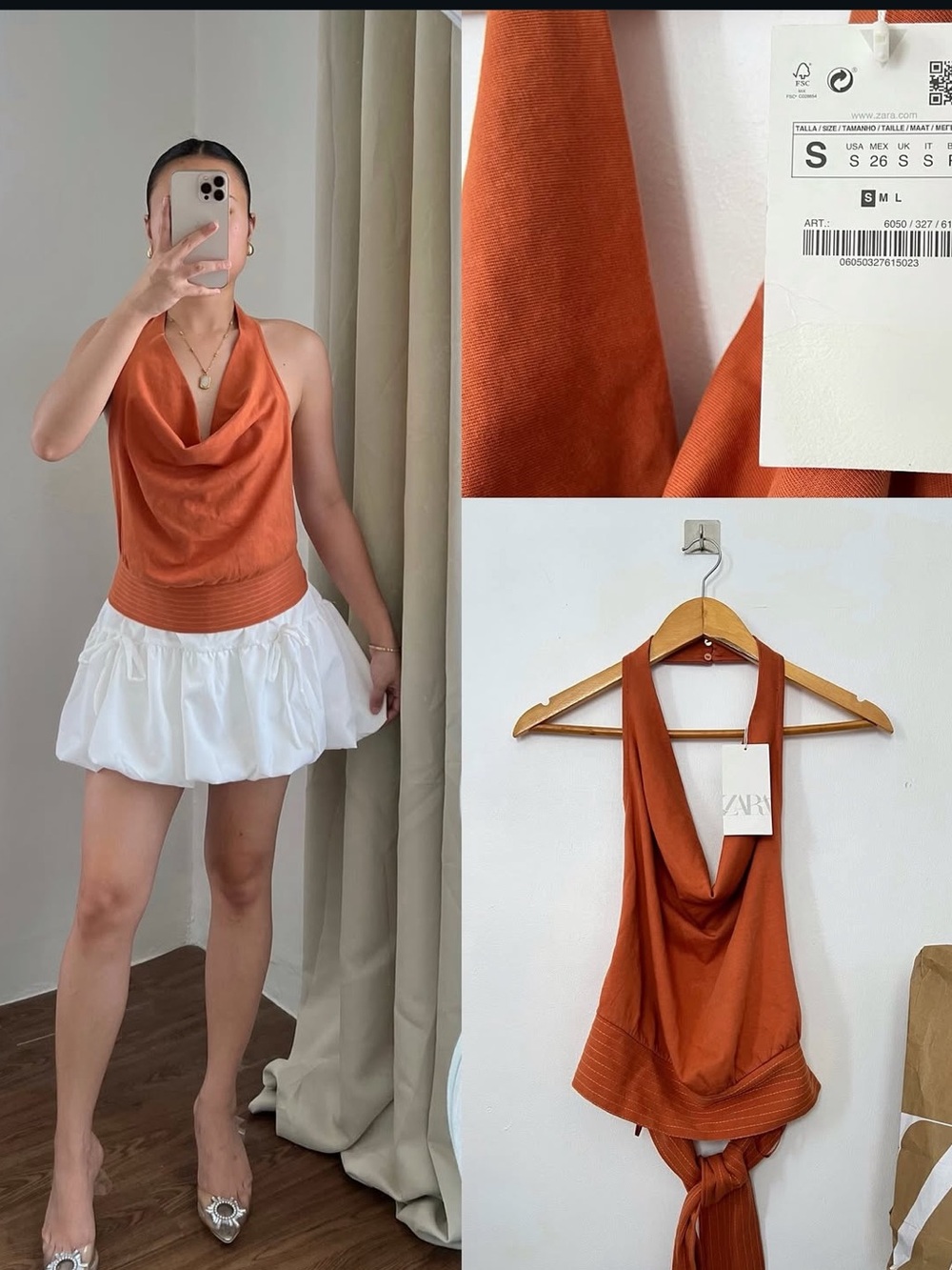 Zara halter top 6050/327